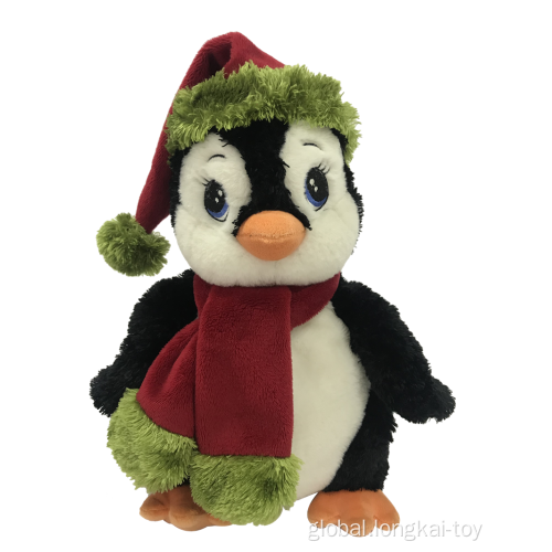 Holliday Theme Plush Plush Penguin Christmas for Sale Manufactory